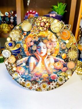 Mixed Media Decorative Wall Art- Floral Emerson